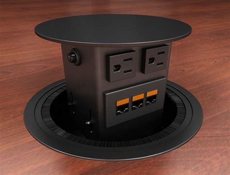 electrical table boxes|power box for conference table.